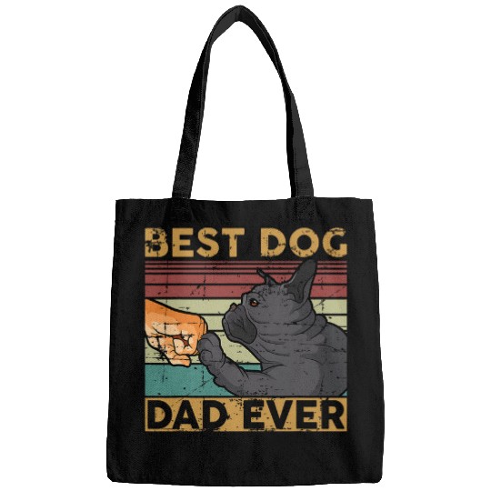 French Bulldog Pet bests dog dad ever Bags