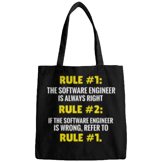 Software Engineer Rules Software Engineering Student Bags