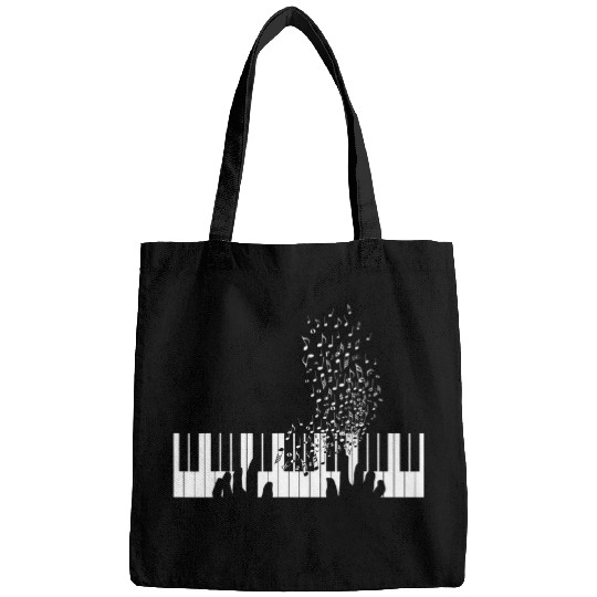 Funny Piano Music Keyboard Piano Gift for Men Women Kids Bags