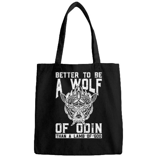Coyote Mammal Better To Be A wolfs Of Odin Than A Lamb Of God Viking 8 Bags