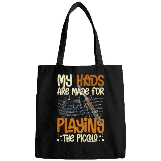 Funny Flute Piccolo Instrument Music Flute Player Beginner Lesson Bags