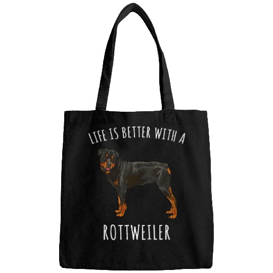 Rottweiler Pet Life Is Better With A Rottweiler Dog Lover 3 Bags