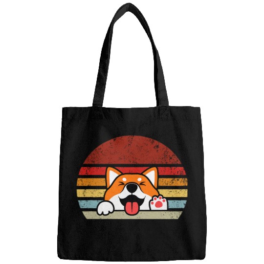 Shiba Inu Pet vintages Shiba Dog Dad Mom Boy Girl Funny 4 Bags
