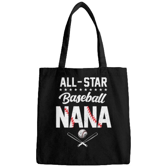 Sport Baseball Nana of The Birthday Boy All Star Baseball Grandma Bags