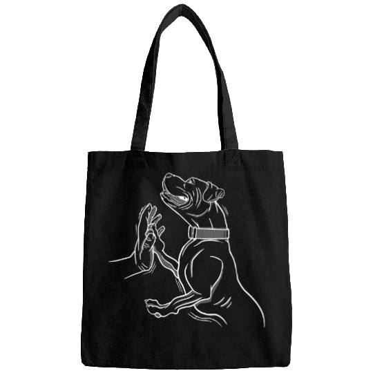 Boxer Pet Pitbull Boxer for dog dad dog mom dogs Bags