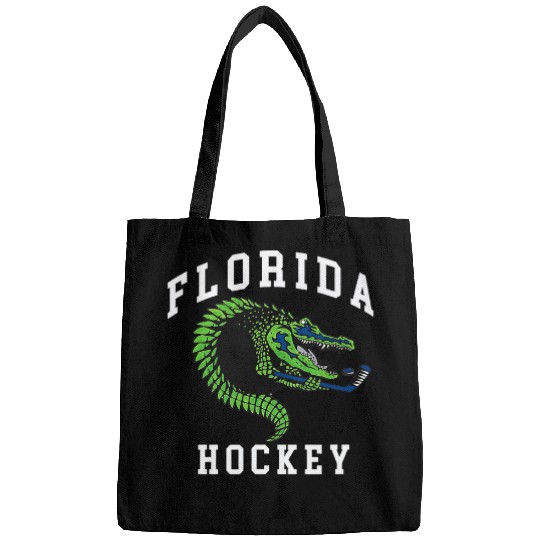 Sport Hockey Florida Hockey Everglades Alligator Evergladers Logo 0 Bags