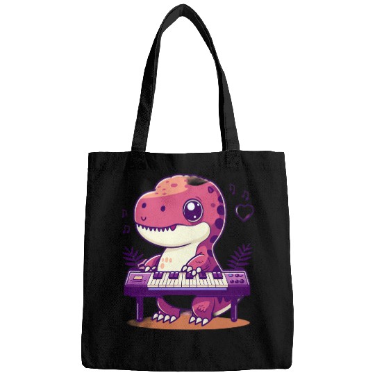 Funny Piano Grand Piano Kids Pianist Dinosaur Music Piano 1 Bags