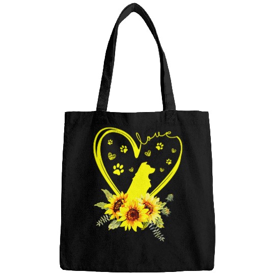 Border Collie Pet Love Border Collie Sunflower For Dog Lover Gifts 1 1 Bags