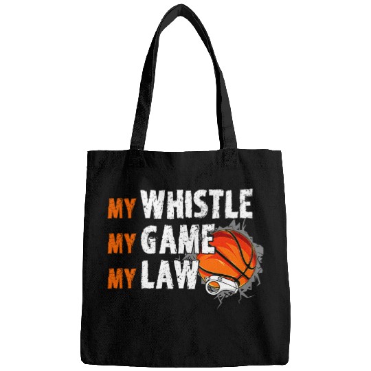 Sport Basketball Referee Quotes For Men Women Game Day Bags