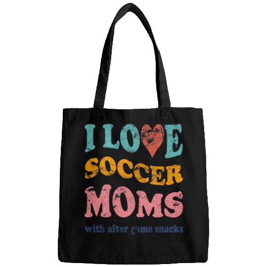 Sport Soccer Funny I Love Soccer Moms With After Game Snacks Bags