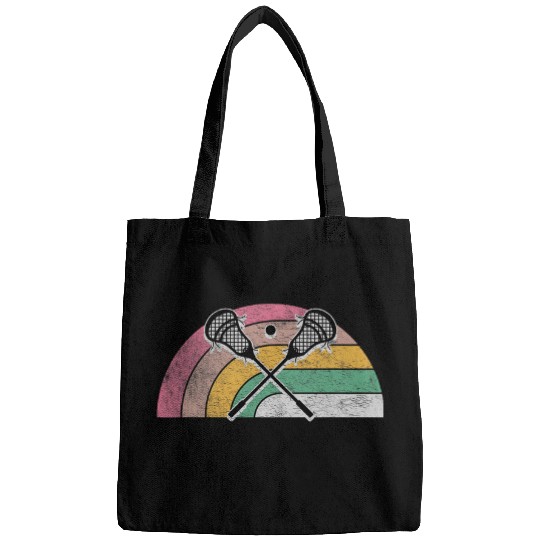 Sport Lacrosse Gifts Retro vintages Lacrosse Stick 1 Bags