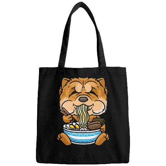 Chow Chow Pet Ramen Bowl Japanese Kids Noodle Kawaii Anime Bags