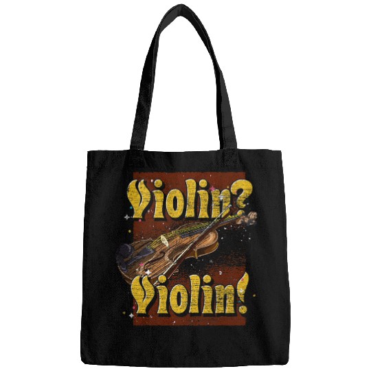 Funny Violin Player Orchestra Music Violinist Funny Violin 1 Bags