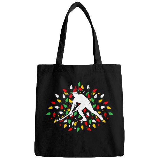 Sport Hockey Field Hockey Santa Hat xmass Sports Lovers Present Bags