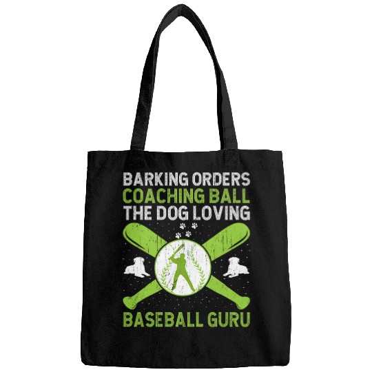 Sport Baseball Coachs Dog Lover The Barking Bench Boss Coachs 21 Bags