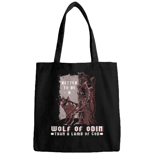 Coyote Mammal Better to be a wolfs of Odin than a Lamb of God 9 Bags