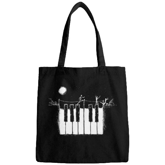 Funny Piano Skyline 2Keyboard Music Bags