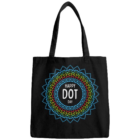 Happy Dot Day International Dot Day Family Teacher Student Bags