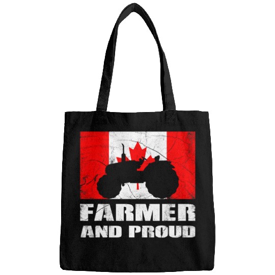 Farmer and proud Canadian Farmer Bags