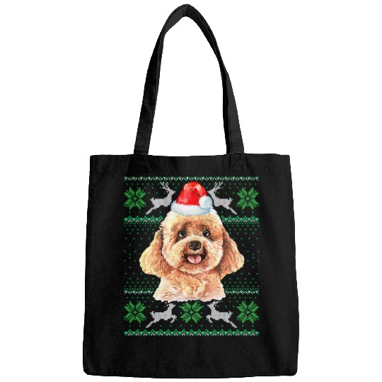 Poodle Pet Ugly Christmas Sweater Puppy Dog xmass 658 Bags