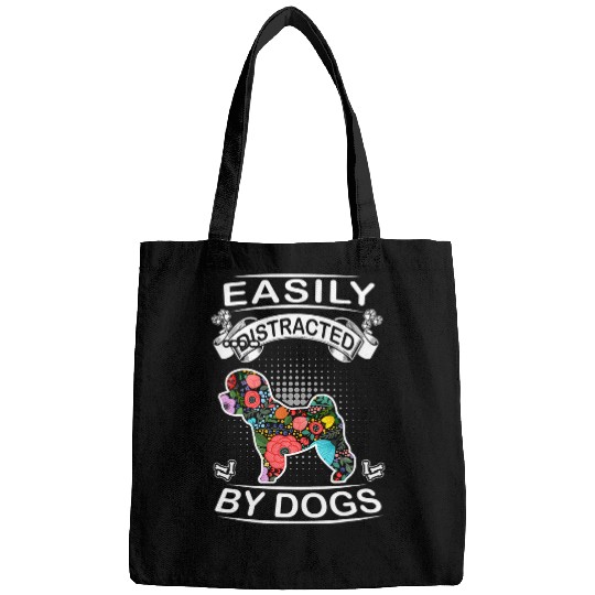 Bichon Pet Frise Easily Distracted By Dogs Bichon Frise Dog Lovers Puppy Bags