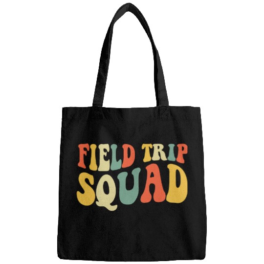 Field Trip Squad For Teacher Kids Groovy Field Day 2024 Bags