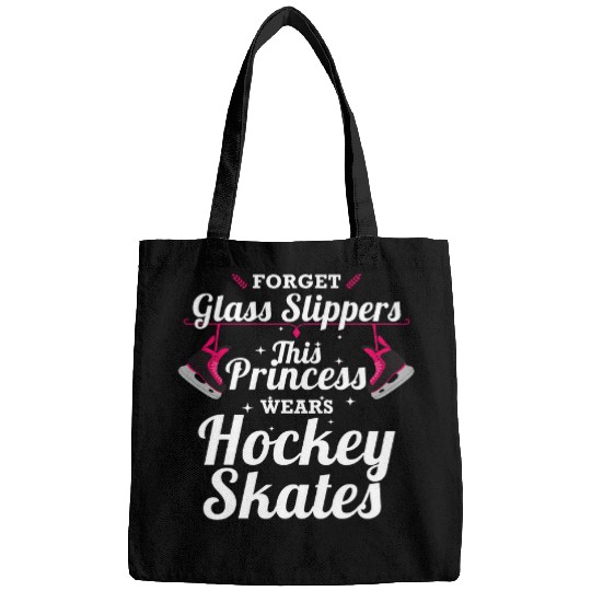 Sport Hockey Design For Girls Women Ice Hockey Player Lover Bags