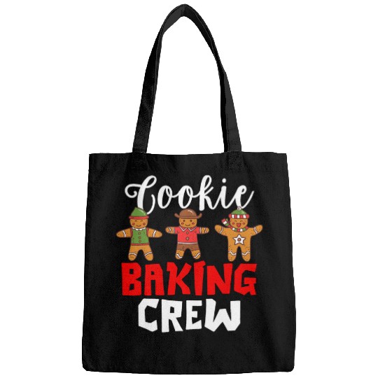 Funny Gingerbread Cookie Baking Crew Christmas Baker Pajama Bags