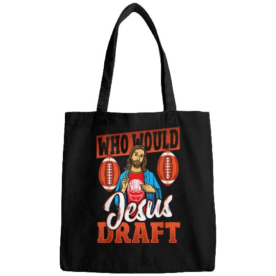 Sport American Football Christian Fantasy Football Who Would Jesus Draft Bags