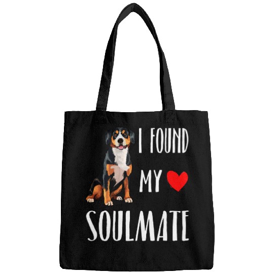 Entlebucher Pet I Found My Soulmate Entlebucher Mountain Dog Lover Friend Bags