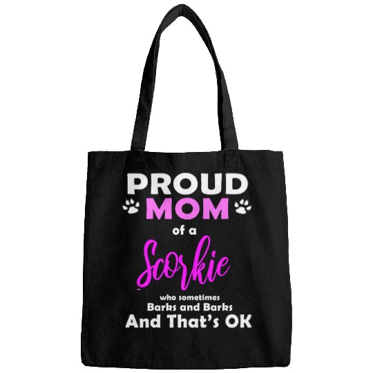 Scottish Terrier Pet Scorkie Mom Dog Love Yorkie Scottish Terrier Bags