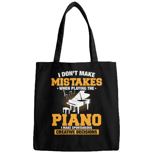 Funny Piano I Dont Make Mistakes When Playing Piano Bags