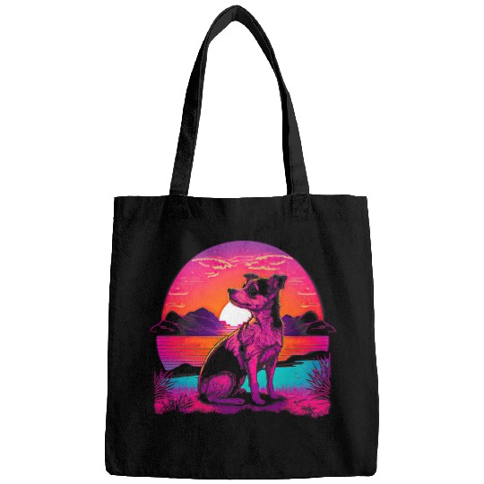 Jack Russell Pet Retro Aesthetic Jack Russell Dog 6 Bags