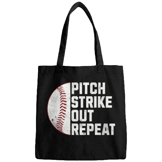 Sport Baseball Pitcher Pitch Strike Out Repeat Bags