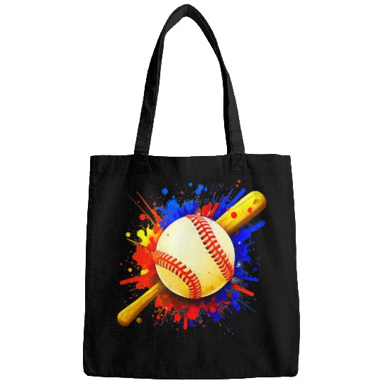 Sport Baseball And Bat Splat Bags