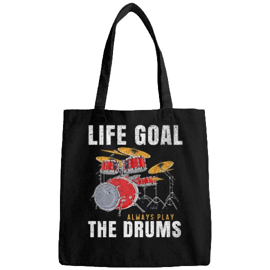 Funny Drummer Set Percussion Drums Player Drummer Music Funny Drums Bags