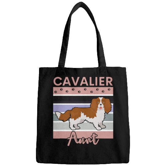 Cavalier Pet King Charles Spaniel Dog Aunt Cute Puppy Love Bags