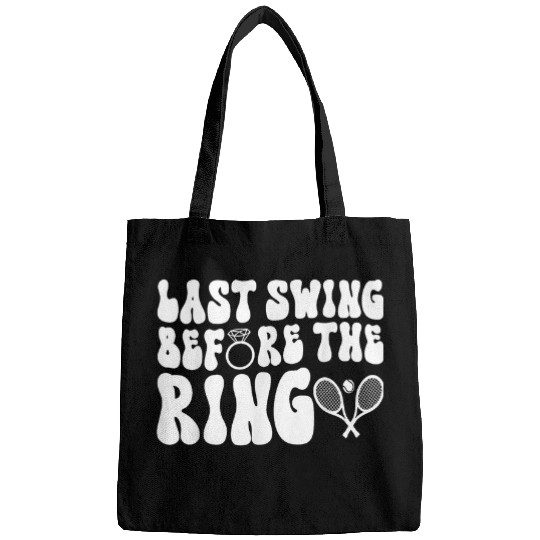Sport Tennis Last Swing Before the Ring Tennis Bachelorette Party Bridal Bags