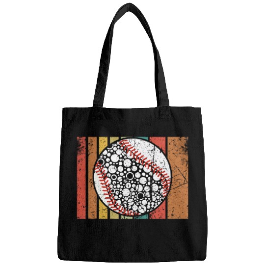 Sport Baseball Happy Dot Day Bags