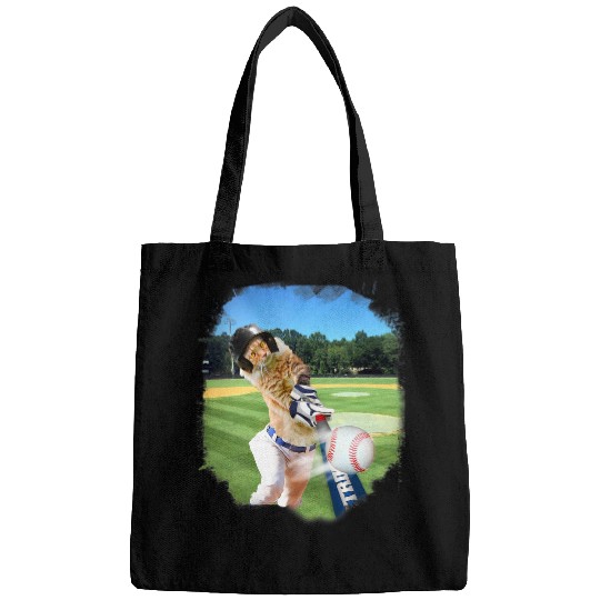 Sport Baseball Cat Baseball Lover Maine Coon Cat Playing Bags