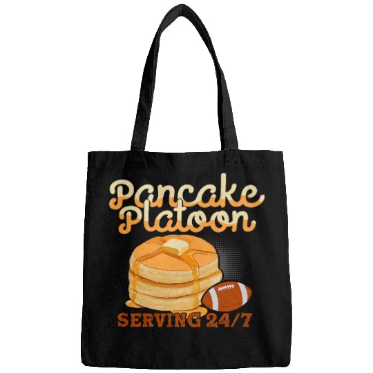 Sport American Football Pancake Platoon Serving Football Lineman Funny Gift Bags