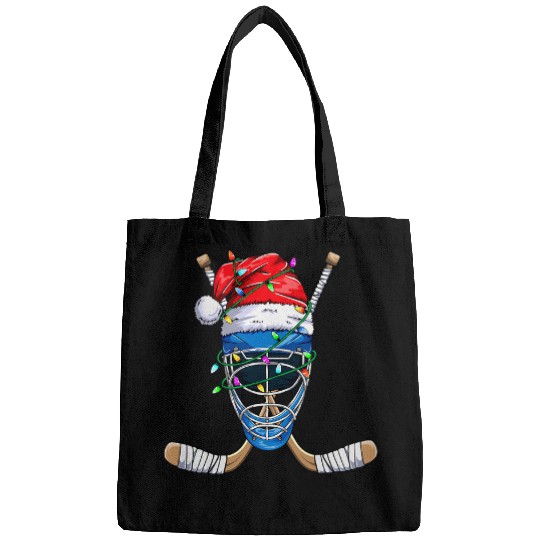 Sport Hockey Santa Sports Design For Men Boys Christmas Hockey Player 161 Bags