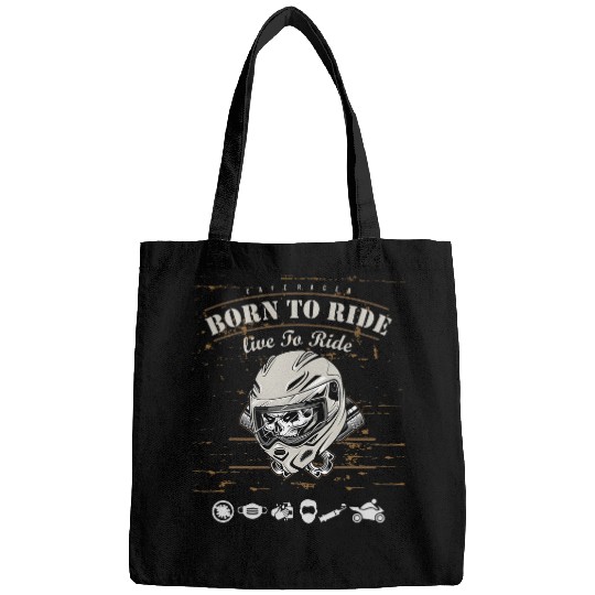 about motorcycle 3graphic plus size 2 Bags