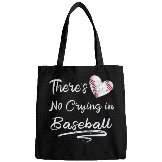 Sport Baseball There Is No Crying In Baseball Sports Ball Game Bags