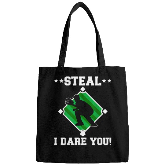 Sport Baseball Steal I Dare You Baseball Catcher Baseball Player Bags
