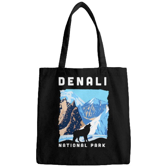Coyote Mammal Denali National Park US wolfs Alaska Wolves 2 Bags