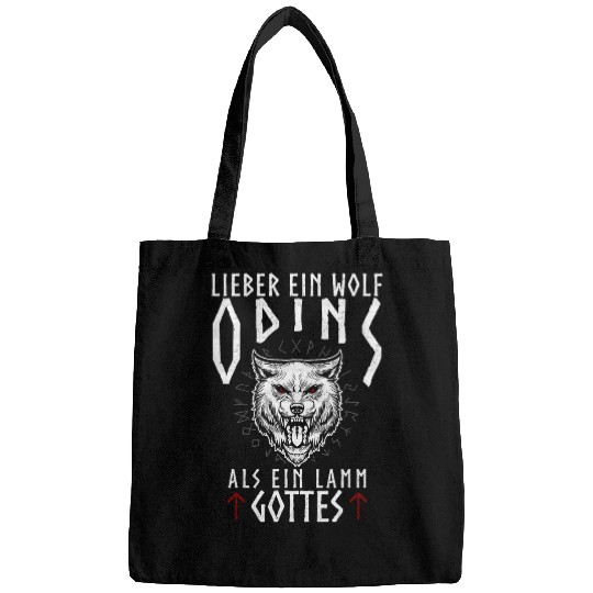 Coyote Mammal Dear a wolfs of Odins than a lamb of God Odin wolfs Fenris Bags