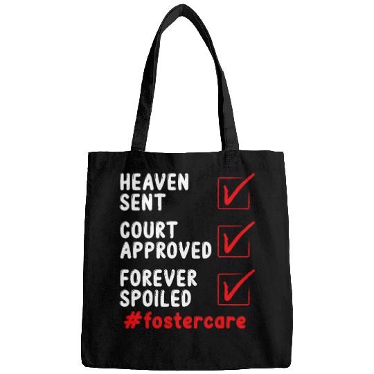 foster care adpotion family love foster mom foster dad Bags