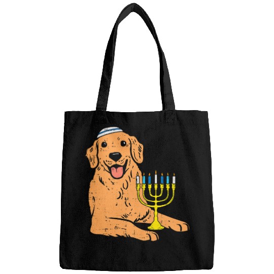 Golden Retriever Pet Jewish Golden Retriever Dog Hanukkah Pajamas Chanukah PJs 197 Bags