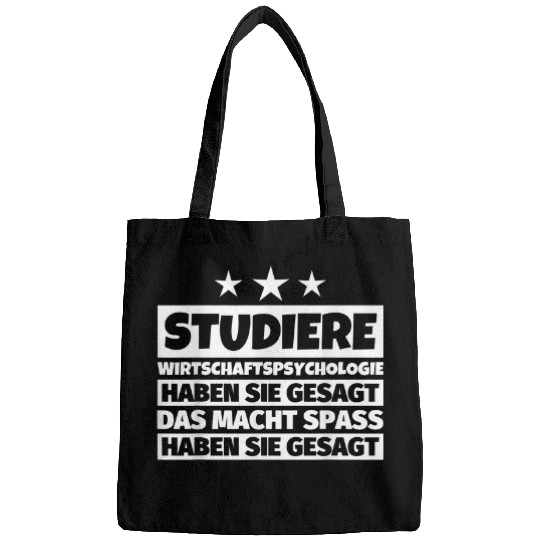 Study economy psychology said it Student Bags